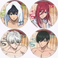 【中古】バッジ・ピンズ ノーマル全4種セット 「ブルーロック×極楽湯・RAKU SPA エゴイストたちのふろロック トレーディング缶バッジ 風呂の日Ver.」