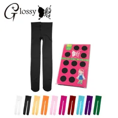 カラータイツ キッズタイツ 80デニール 厚手 ブラック (OA-704B) 全10色 イベントグッズ ハロウィン クリスマス