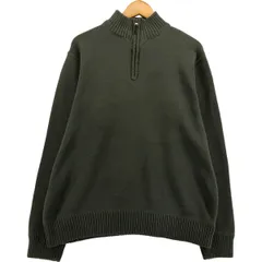 古着 00年代 エディーバウアー Eddie Bauer コットンニットハーフジップセーター メンズXL相当/eaa472729