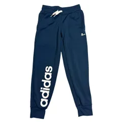 C322 【美品】 adidas アディダス ジャージ ロング パンツ ズボン ウェア キッズ ユニセックス 140