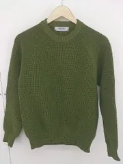 ◇ WORK TRIP OUTFITS GREEN LABEL RELAXING 長袖 ニット セーター サイズ S グリーン レディース  【1204260005020】