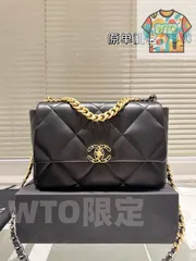 【今日特価】Chanel シャネル シャネル19 フラップバッグ 山羊皮を使用した柔らかな質感が特徴的-WTO輸入2