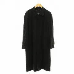 ユキトリイ YUKI TORII HOMME 1775 ステンカラーコート ロング 中綿ライナー 96-5 黒 ブラック /KU ■MA