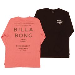 BILLABONG ビラボン BE012050 DECAFロンＴ ロングスリーブTシャツ ロングTシャツ 長袖Tシャツ ロンＴ Ｔシャツ 長袖 メンズ 2024年秋冬モデル