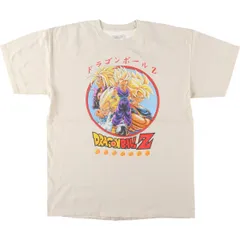 古着 DORAGONBALL Z ドラゴンボールZ アニメ キャラクタープリントTシャツ メンズL相当/eaa559405