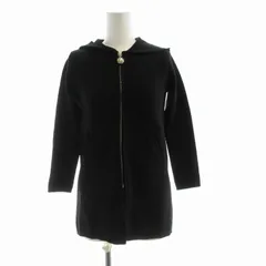アニエスベーアンファン Agnes b. ENFANT ジップアップパーカー フーディー ロゴ 長袖 8 黒 ブラック 6259L184 /ROのサムネイル