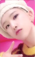 【中古】コレクションカード(男性) SEVENTEEN/HOSHI(ホシ)/背景ピンク/CD「JAPAN 1ST EP DREAM」SEVENTEEN Weverse Shop JAPAN特典クリアフォトカード