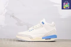 【今日WTO】Air Jordan 3 CT8532-101 エアジョーダン 3 代 CT8532-101 ホワイト & ブルー-WTO輸入2-GY89