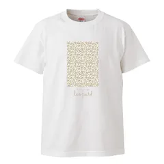 Tシャツ メンズ 半袖 白 ホワイト ヒョウ柄 豹柄 レオパード アニマル かわいい 可愛い 淡い おしゃれ ベージュ ウッドグリーン(WOOD GREEN)