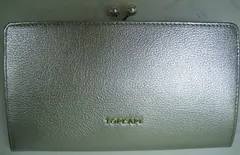 ほぼ未使用トプカピTOPKAPI牛革ガマグチシルバー内側ピンク定価27,500円のサムネイル