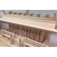 伊勢神宮 神棚 木製 神具セット 藁葺き屋根 美品 定価20万 - メルカリ
