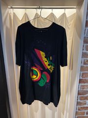 JORDAN ジョーダン 00' Tシャツ 半袖 オーバーサイズ プリントT ブラック サイズ2XL A-458
