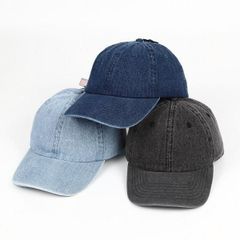 帽子 デニム ベースボールキャップ アメリカブランド newhattan ニューハッタン サイズ調整アジャスター付き 全フリーサイズ 全3色 USA 直輸入モデル メンズ レディス 送料無料 1155