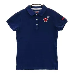 サイズ：1 MASTER BUNNY EDITION マスターバニーエディション  半袖ポロシャツ  ネイビー系 [240101348797]# ゴルフウェア レディース ストスト