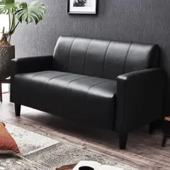 東谷 バーベナ 脚付き 2人掛けファブリックソファ 2pソファ グレー