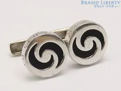 『単品特値価格』オニキス/シルバー925【BVLGARI】カフスリンクル 単品特値価格』オニキス/シルバー925【BVLGARI】カフスリンクル