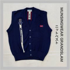 MUNSINGWEAR GLANDSLAM　マンシングウェア　グランドスラム　ニットベスト　セーター　ゴルフ　ゴルフウェア　ペンギン　SA