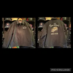 BEN DAVIS(ベンデイビス)WORKAHOLIC MELTON JACKET/ ワーカホリック メルトン ジャケット ブラック Lサイズのサムネイル