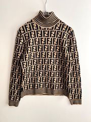 FENDI ズッカ柄（F Fモチーフ）総柄長袖ニット セーター - メルカリ