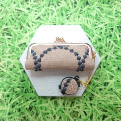 ⚮̈ミナペルホネン tambourine beige ニューム口金ショルダー