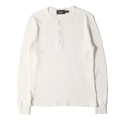 RRL DOUBLE RL ダブルアールエル ヘンリーネック 長袖 Tシャツ M 希少 RRL ワッフル サーマル ヘンリーネック シャツ Lサイズ