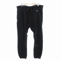 チャンピオン CHAMPION SOPH.×N.HOOLYWOOD スウェットパンツ イージー ロゴ 刺繍 L 黒 ブラック C8-U214 /JS ■GY03