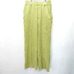 ◇ LOWRYS FARM ローリーズファーム ストレートパンツ サイズL グリーン レディース E  【1407180036543】