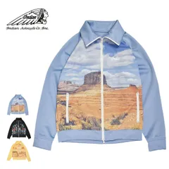 【新品】 Indian インディアン Track jaket メンズ/レディース ブルー/ブラック/ベージュ M-Lのサムネイル