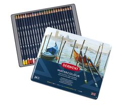 【数量限定】24色セット ウォーターカラーペンシル 色鉛筆 水彩 32883 ダーウェント Derwent