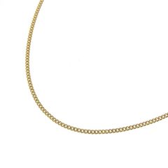 喜平チェーンネックレス K18 18金 2面カット 0.45φ 幅1.53mm 長さ50cm 約4.7g キヘイ チェーン （造幣局検定マーク刻印入）