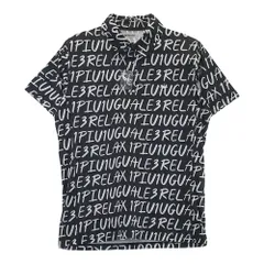 1PIU1UGUALE3 メッシュ半袖ポロシャツ グレー/ホワイト　Ⅴ（L） 1PIU1UGUALE3 GOLF - 【MID SUMMER COLLECTION】 【レディース