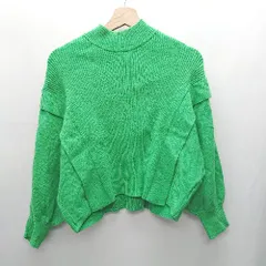 ◇ ⊇ SENSE OF PLACE by URBAN RESEARCH バルーンスリーブ 長袖 ニット サイズONE グリーン系 レディース E  【1412260003155】