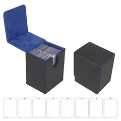 TAKOIKE マグネットローダー 用 ケース*1個 +マグネットローダー*8個 マグネットローダー 収納 トレカケース カード200枚収納 ポケカ デッキケース マグネットローダー UVカット スリーブ対応 カードケース トレカ カードケース ローダー  1