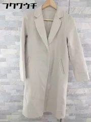 ■ SENSE OF PLACE by URBAN RESEARCH 長袖 チェスター コート サイズ36 ベージュ レディース 【中古】 【1103260007433】