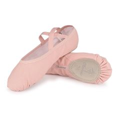 【人気商品】[Bezioner] 子供＆大人 バレエシューズ 布バレエ靴 スプリットソール キャンバス製ダンスシューズ 靴底革レザー バレエ用品 練習用 舞台用 試合用 普通用