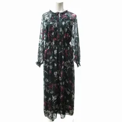【美品】AMERI　ロングワンピース　花柄 Ameri VINTAGE（ロングワンピース/マキシワンピース）のフリマ