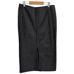 美品　GUCCI レザータイトスカート 黒 レザーライク タイトロングスカート