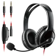 両耳小型4極ゲーミング有線ヘッドセット ELECOM エレコム HS-GM02STBK 【５営業日以内発送】 【佐川急便にて発送】