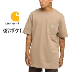 【新品】カーハート Tシャツ 半袖 ロゴ ポケT Carhartt ワークウェア K87 メンズ ユニセックス
