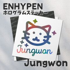 ホログラムステッカー／ENHYPEN ジョンウォン10（猫2）送料無料