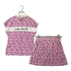 中古 レディース ジュン＆ロペ JUN&ROPE セットアップ M ピンク系