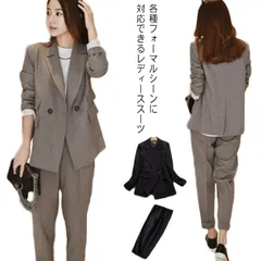 入学式 スーツ パンツスーツ 卒業式 フォーマルスーツ 上下セット ママ 卒園式 入園式 結婚式 ママスーツ おしゃれ カジュアル カッコイイ セットアップ レディース 20代 30代 40代 ジャケ#kmr2992