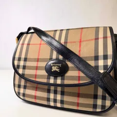 ✨BCランク　 BURBERRY　ショルダーバッグ　ワンショルダー　bag　ノバチェック　シャドーホース　ブラック　「19EL」