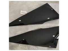 トヨタ 純正 50 プリウス リア ピラー ガーニッシュ 左右 セット クォータ リヤ カバー ブラック 検索 マフラー キャップ コア サポート　T754