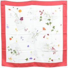 本物 エルメス HERMES スカーフカレ カレ90 Des fleurs pour le dire  