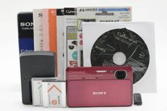 ★良品★ ソニー SONY Cyber-shot DSC-TX7 ExmorR レッド 10.2MEGA AVCHD 元箱・バッテリー2個 付属 サイバーショット #1167A948
