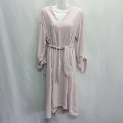 ◇ ◎ ROP<!-利用不可文字-!> ロペ 長袖 ロング丈 ワンピース サイズ38 ピンク レディース E  【1408060050024】