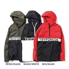 旧モデル処分価格！！【TRYFORCE】CLASSIC ANORAK【BLACK/RED】【正規取扱】