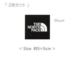 2枚組 TNF Square Logo Sticker Mini NN32015