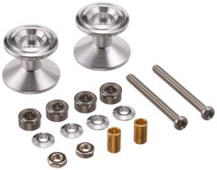 【在庫セール】13-12mm 2段アルミローラーセット GP.398 15398 No.398 ミニ四駆グレードアップパーツシリーズ タミヤ(TAMIYA)